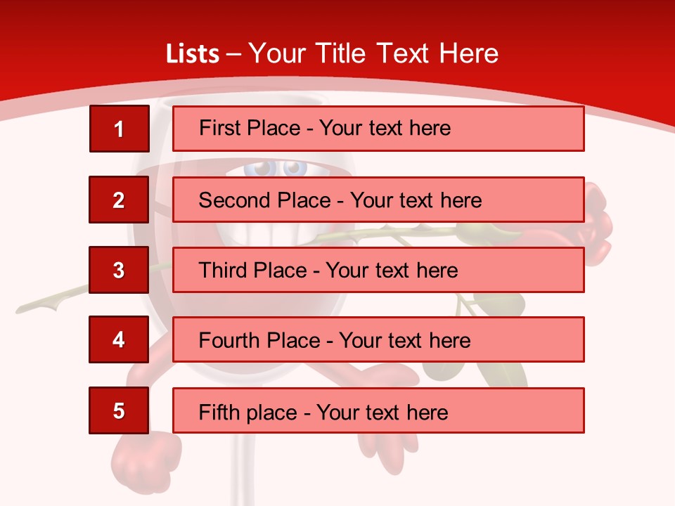 Romantic Wine Gift PowerPoint Template