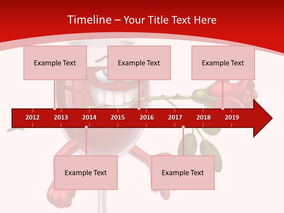 Romantic Wine Gift PowerPoint Template