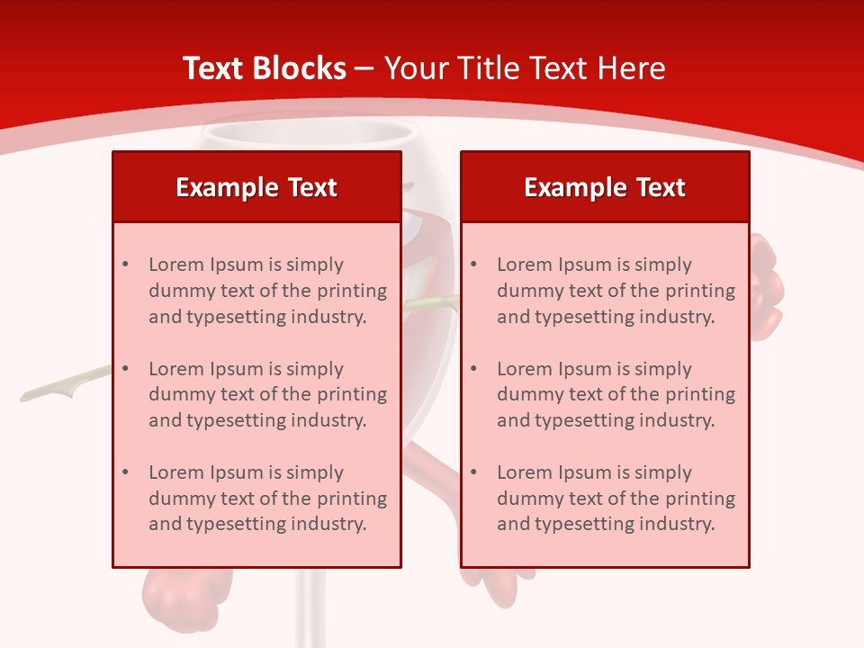 Romantic Wine Gift PowerPoint Template