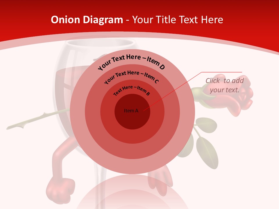 Romantic Wine Gift PowerPoint Template