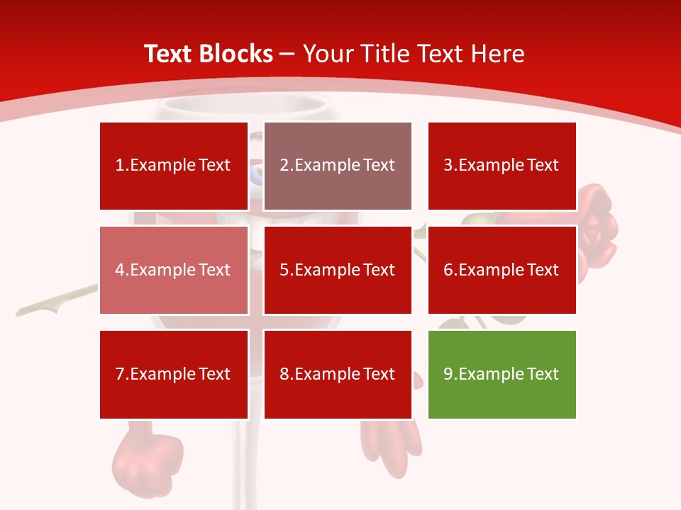 Romantic Wine Gift PowerPoint Template