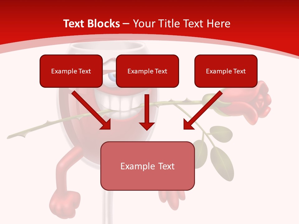 Romantic Wine Gift PowerPoint Template