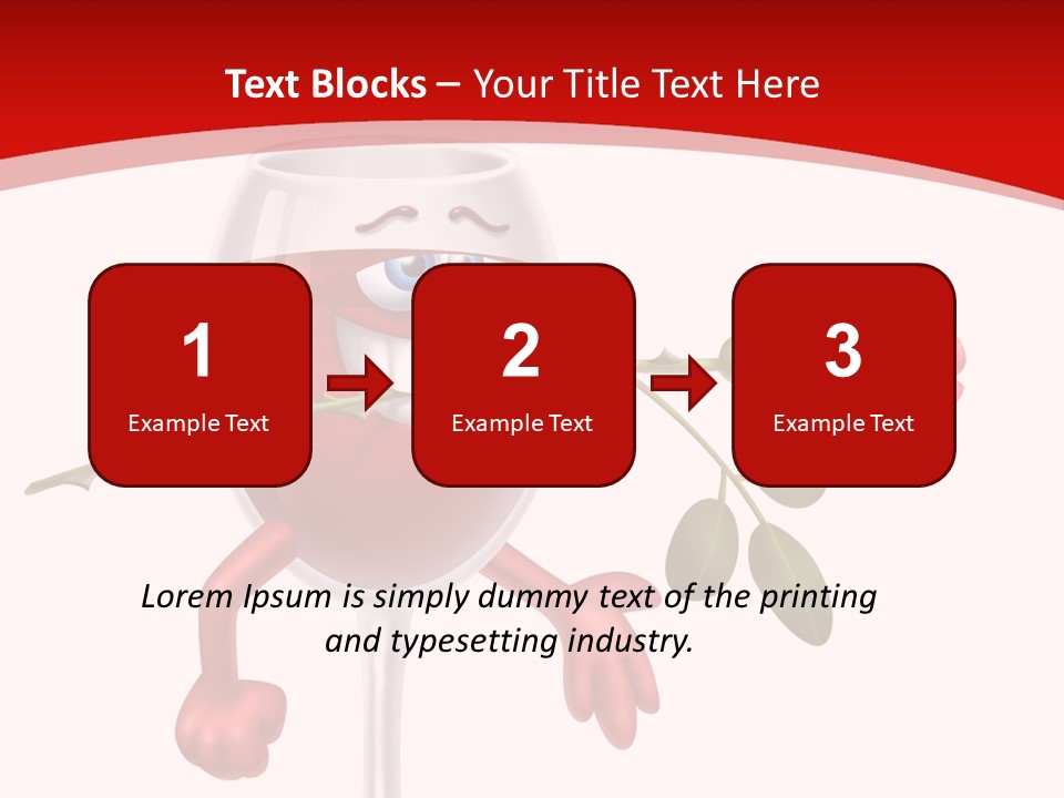 Romantic Wine Gift PowerPoint Template