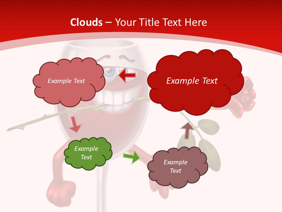 Romantic Wine Gift PowerPoint Template