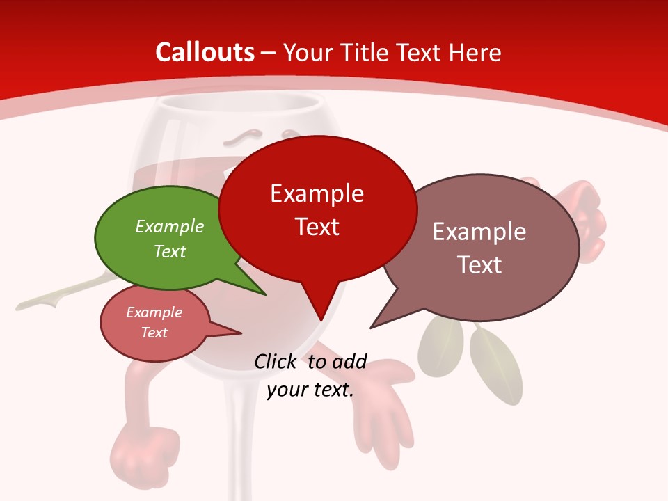 Romantic Wine Gift PowerPoint Template