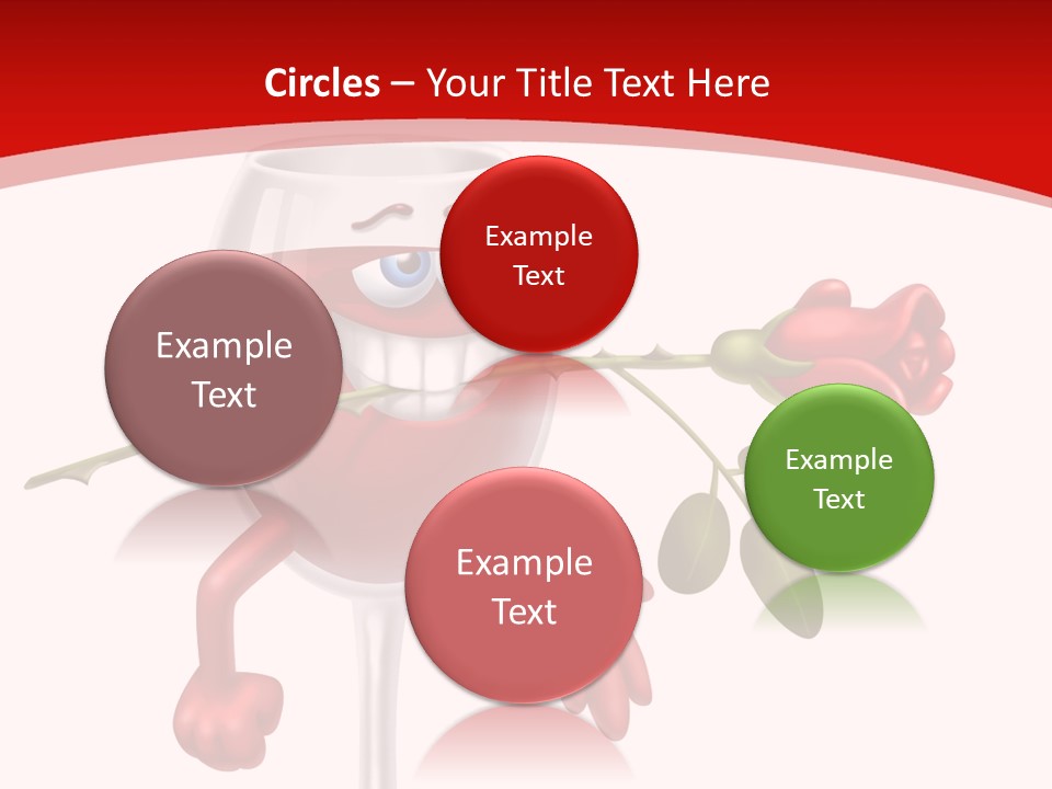 Romantic Wine Gift PowerPoint Template