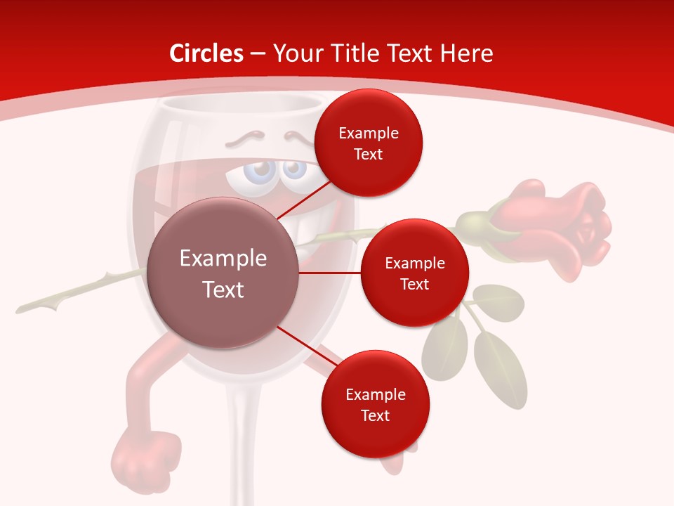 Romantic Wine Gift PowerPoint Template