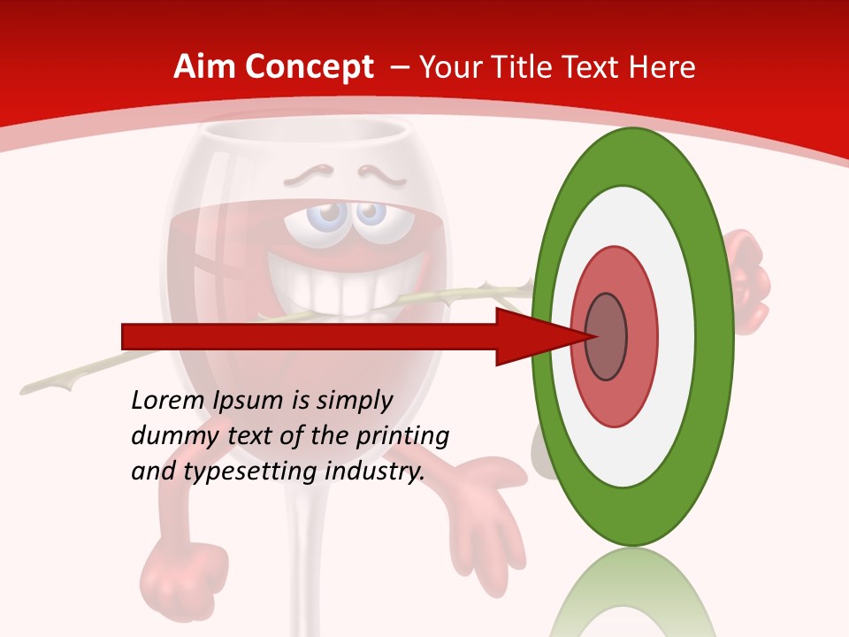 Romantic Wine Gift PowerPoint Template