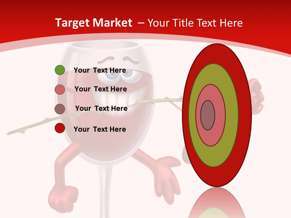 Romantic Wine Gift PowerPoint Template