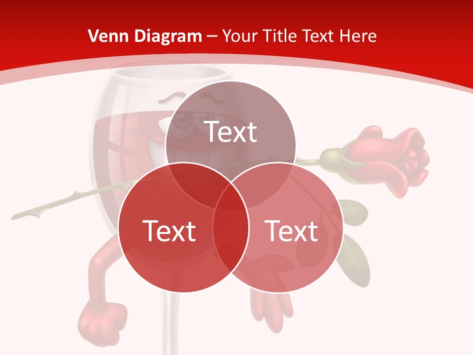 Romantic Wine Gift PowerPoint Template