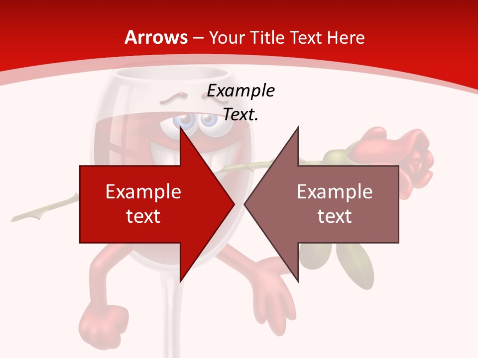 Romantic Wine Gift PowerPoint Template