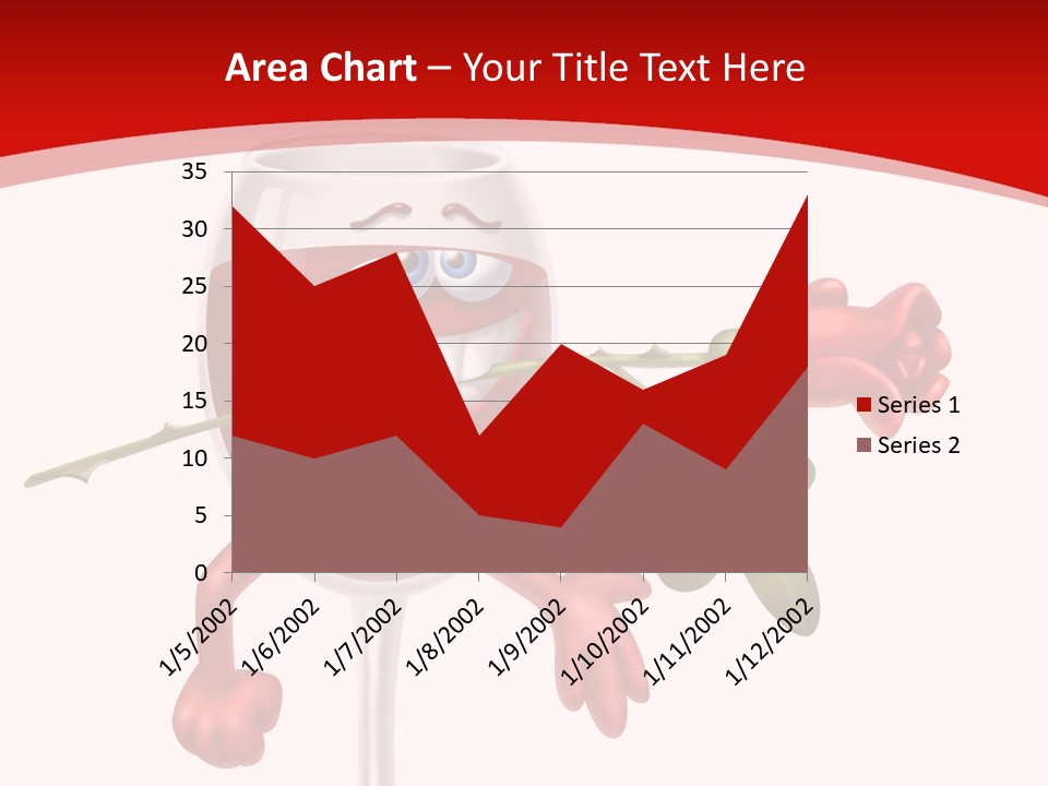 Romantic Wine Gift PowerPoint Template