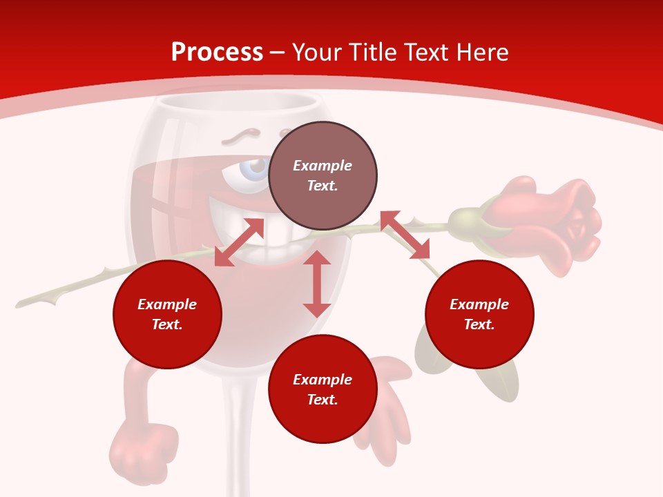 Romantic Wine Gift PowerPoint Template