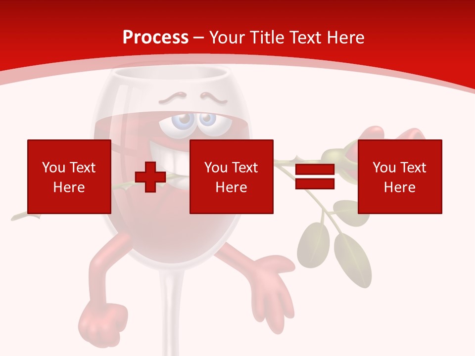 Romantic Wine Gift PowerPoint Template