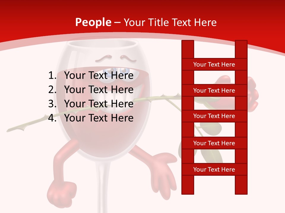 Romantic Wine Gift PowerPoint Template