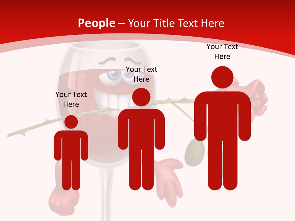 Romantic Wine Gift PowerPoint Template