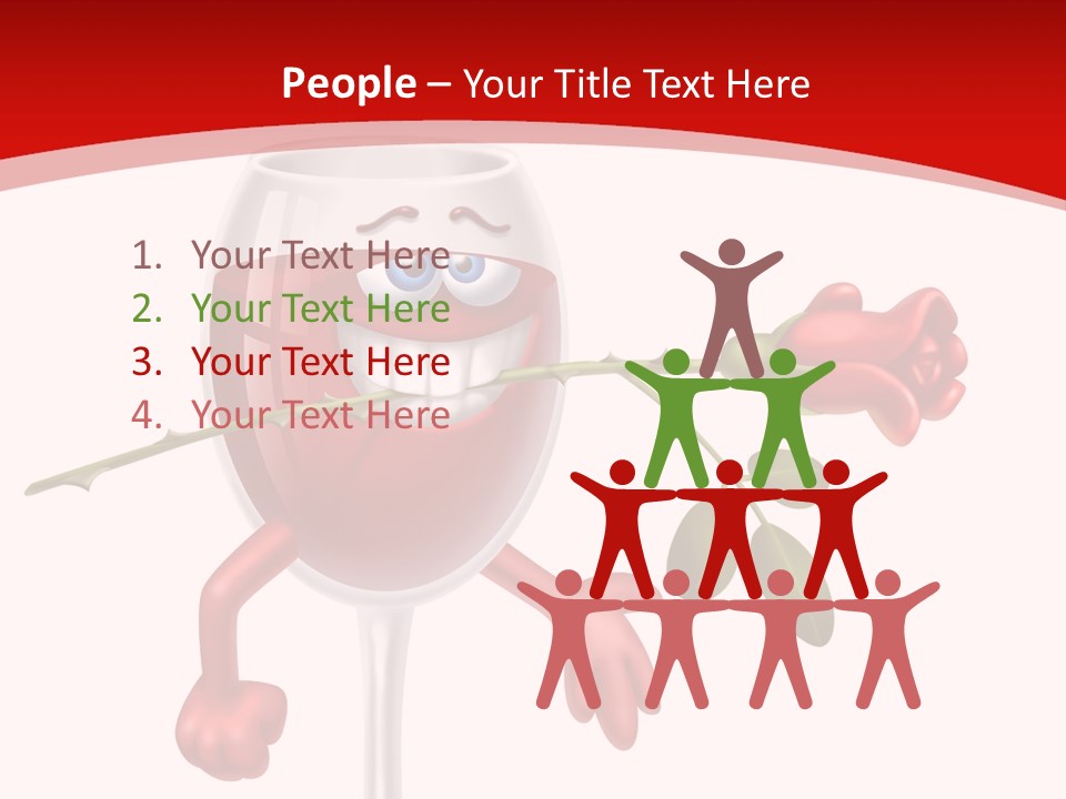 Romantic Wine Gift PowerPoint Template