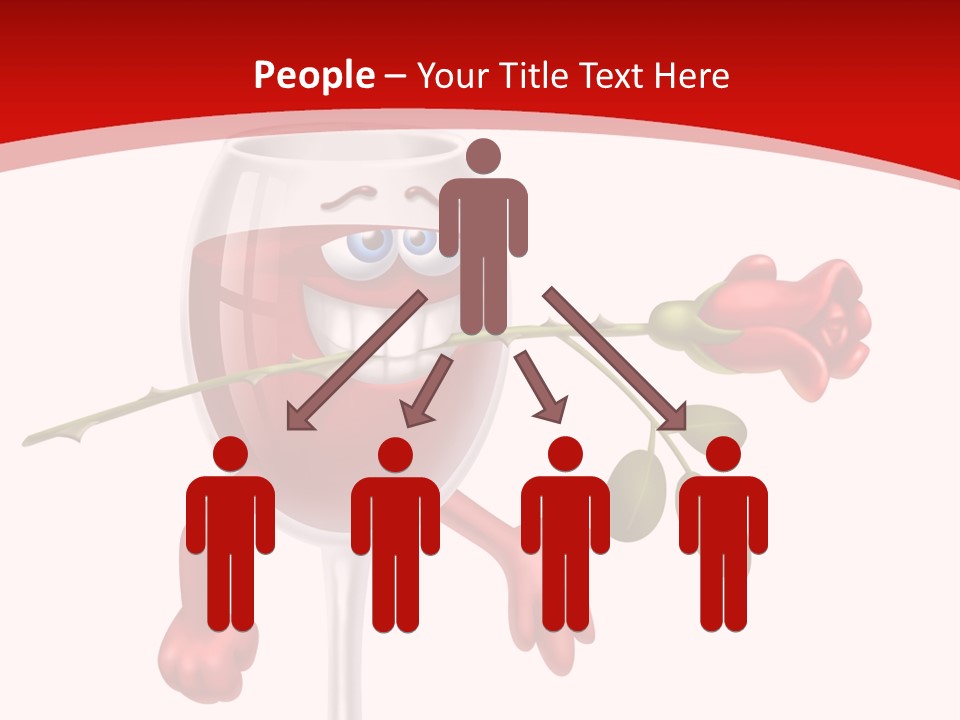 Romantic Wine Gift PowerPoint Template