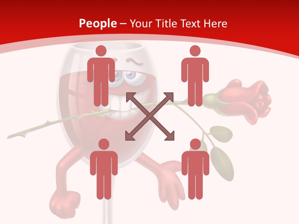 Romantic Wine Gift PowerPoint Template