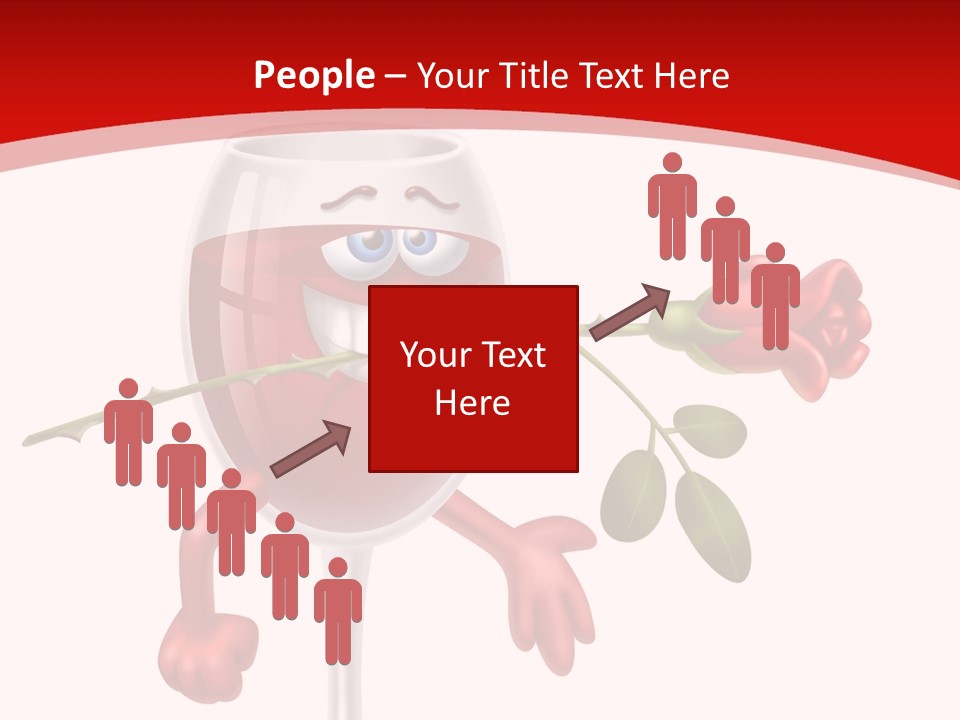 Romantic Wine Gift PowerPoint Template