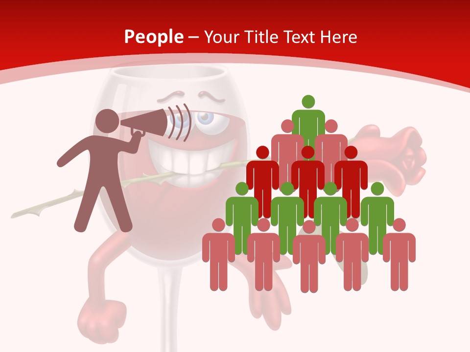 Romantic Wine Gift PowerPoint Template