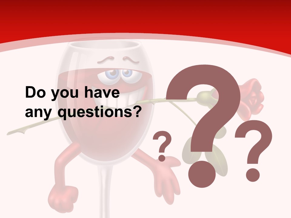 Romantic Wine Gift PowerPoint Template