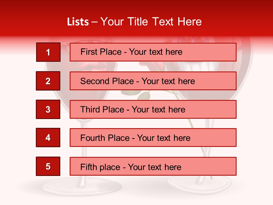 Wine Bridegroom Male PowerPoint Template