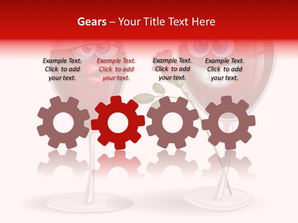 Wine Bridegroom Male PowerPoint Template