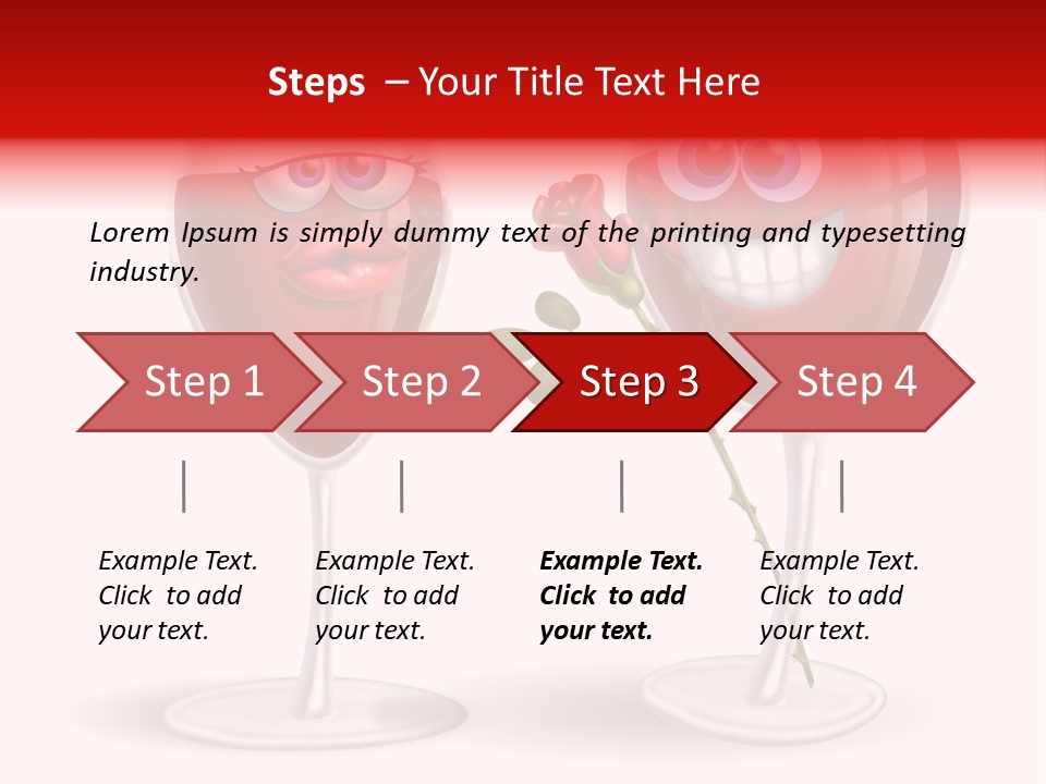 Wine Bridegroom Male PowerPoint Template
