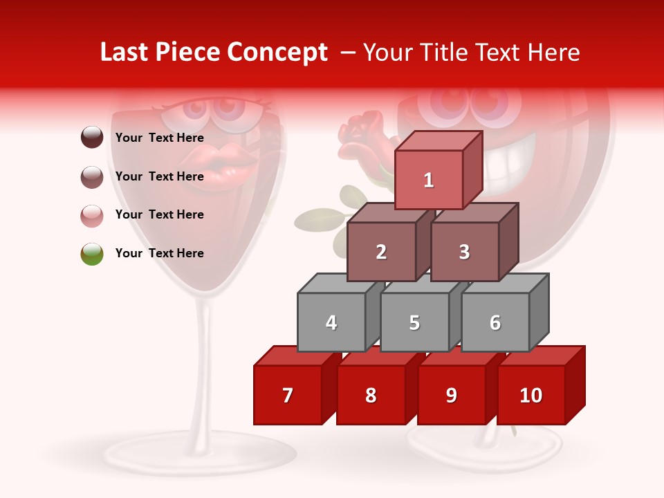 Wine Bridegroom Male PowerPoint Template