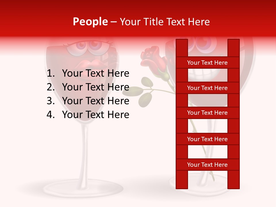 Wine Bridegroom Male PowerPoint Template