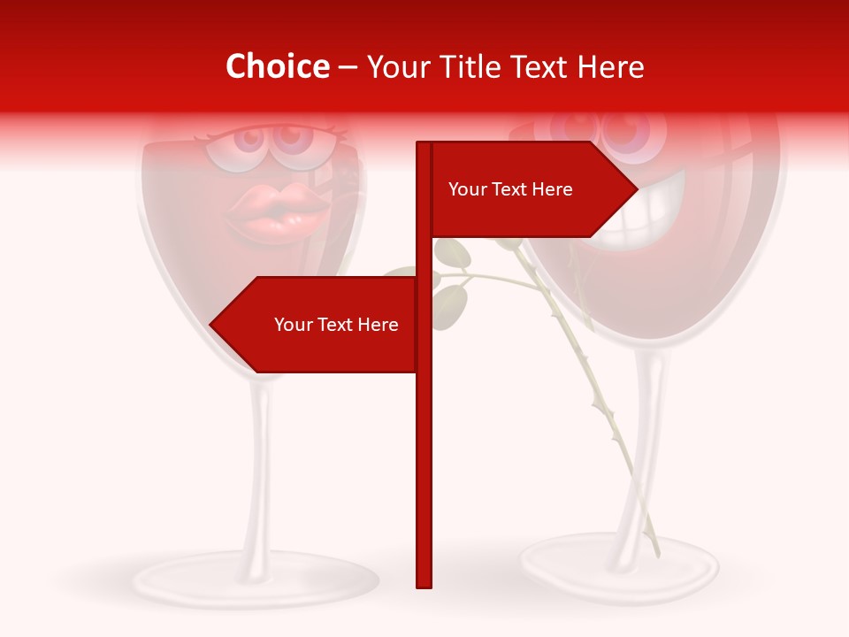 Wine Bridegroom Male PowerPoint Template