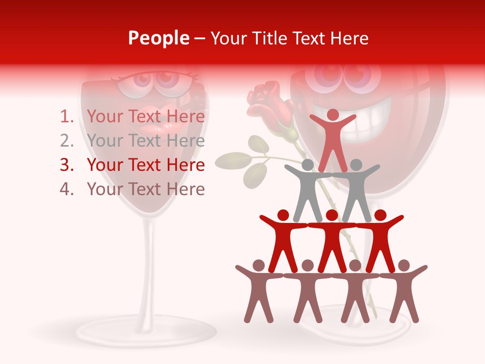 Wine Bridegroom Male PowerPoint Template