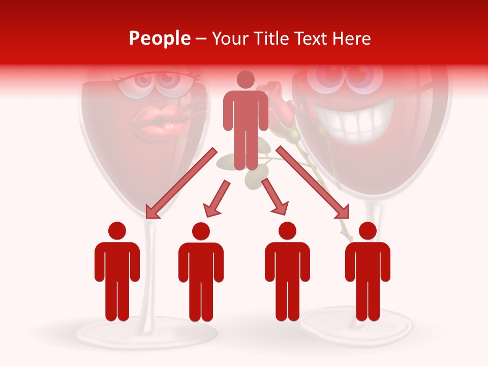 Wine Bridegroom Male PowerPoint Template