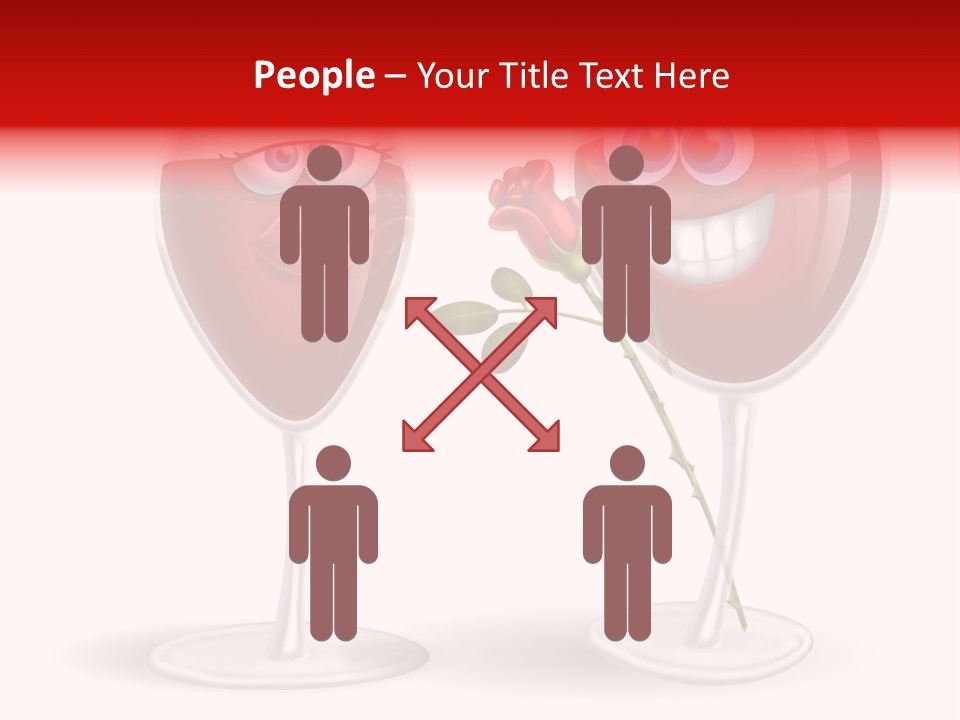 Wine Bridegroom Male PowerPoint Template