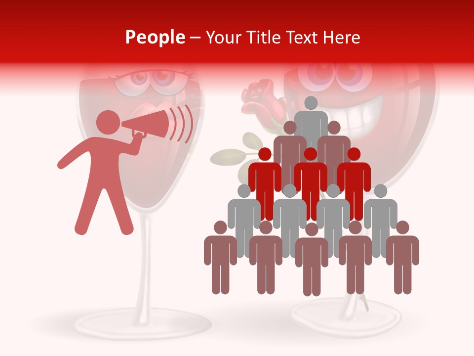 Wine Bridegroom Male PowerPoint Template