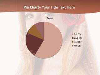 Blond Long Model PowerPoint Template