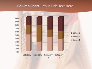 Blond Long Model PowerPoint Template