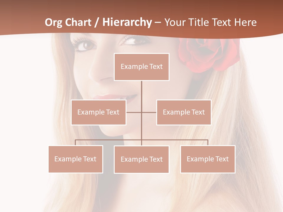 Blond Long Model PowerPoint Template