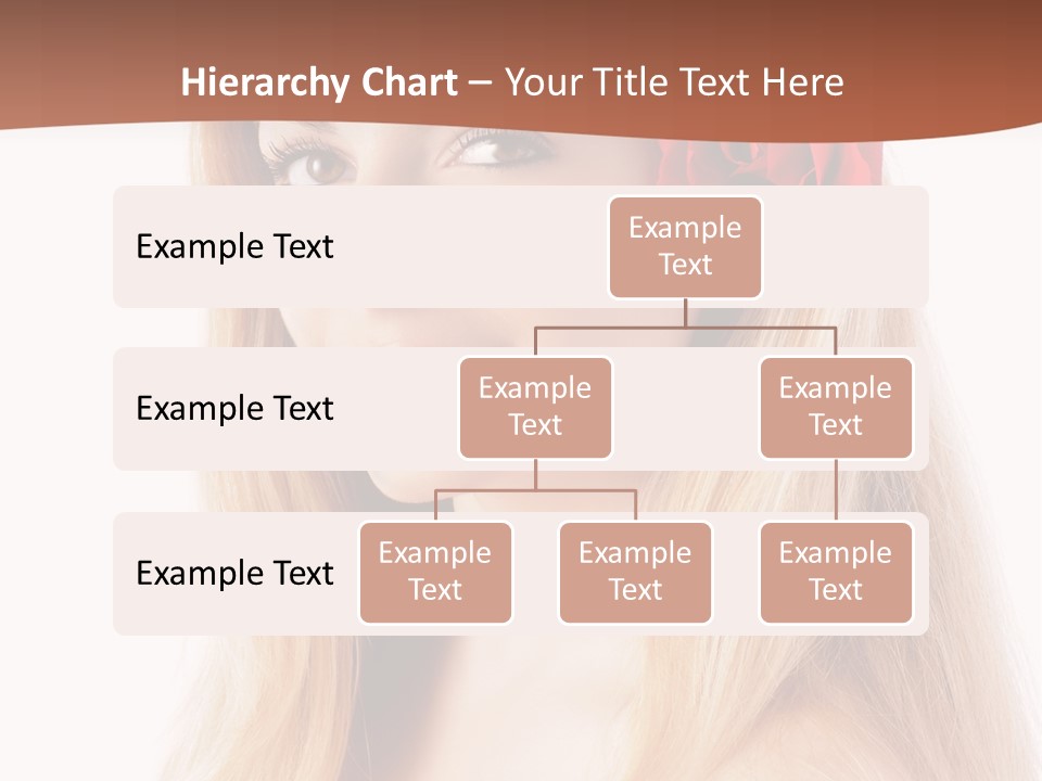 Blond Long Model PowerPoint Template
