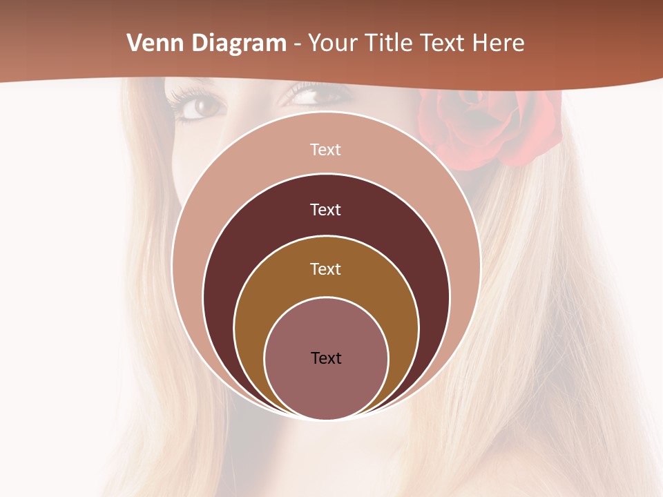 Blond Long Model PowerPoint Template