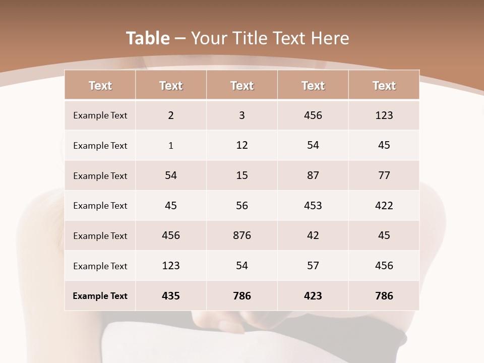 Expression Natural White PowerPoint Template