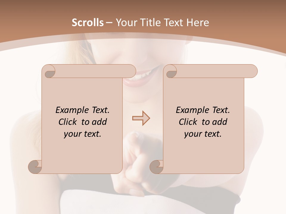 Expression Natural White PowerPoint Template
