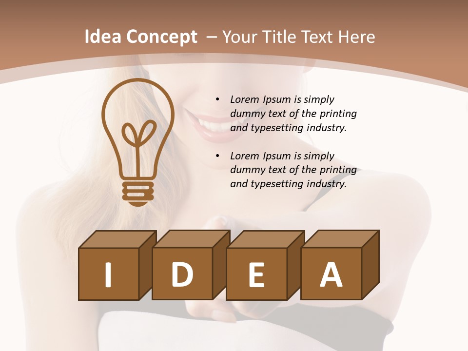 Expression Natural White PowerPoint Template