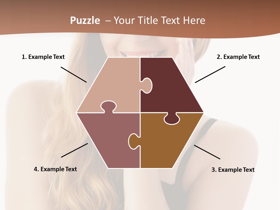 Smile Hand Person PowerPoint Template