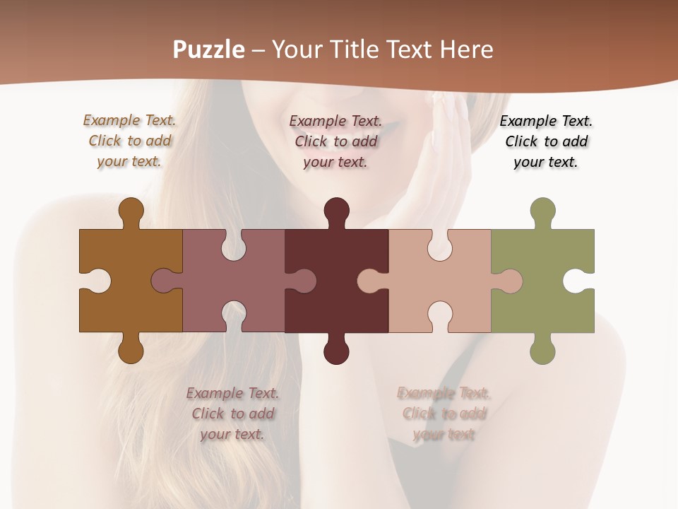 Smile Hand Person PowerPoint Template