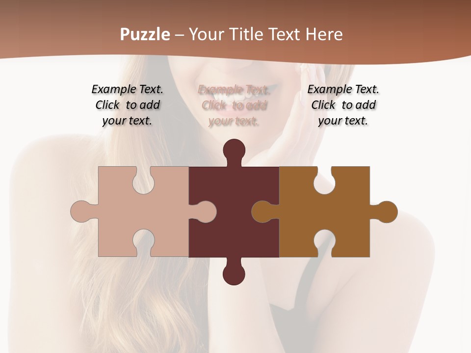 Smile Hand Person PowerPoint Template