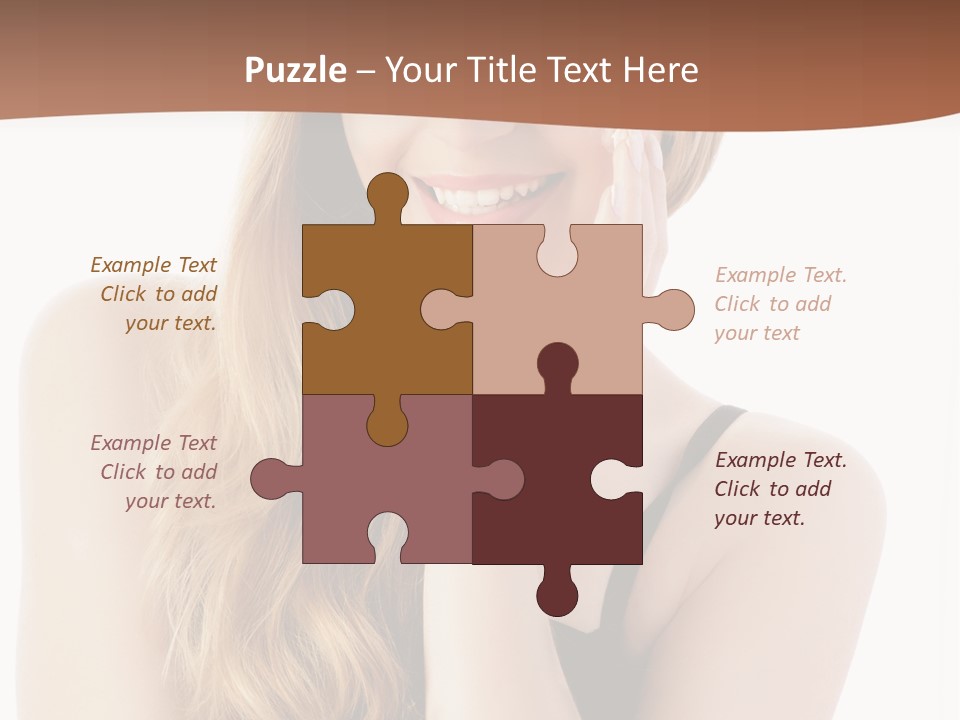 Smile Hand Person PowerPoint Template