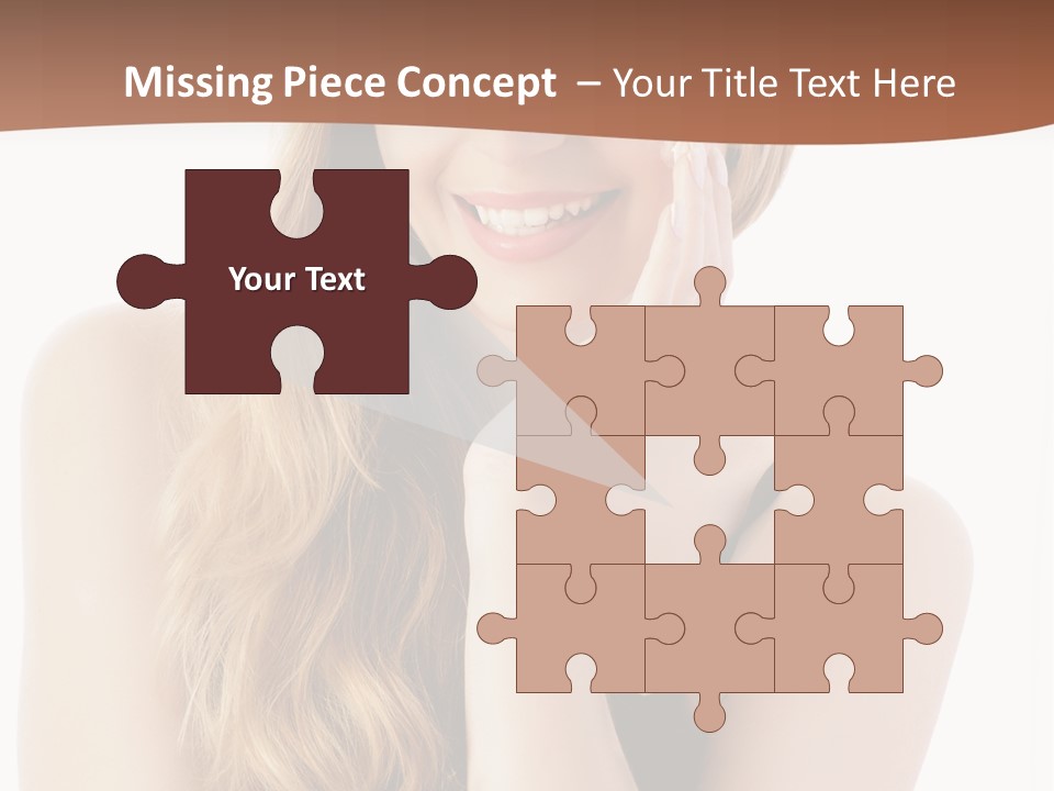 Smile Hand Person PowerPoint Template