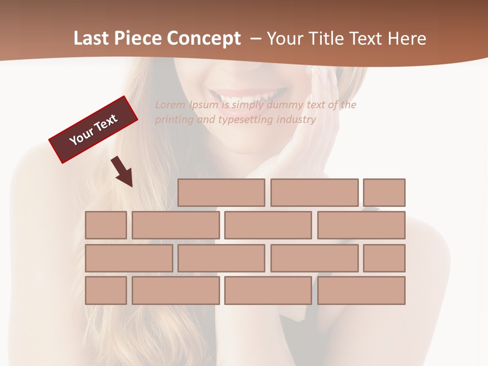 Smile Hand Person PowerPoint Template